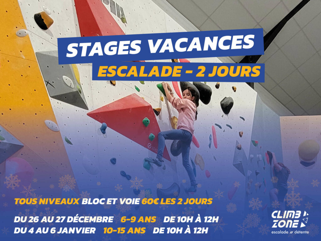 stage noël escalade 2024-2025