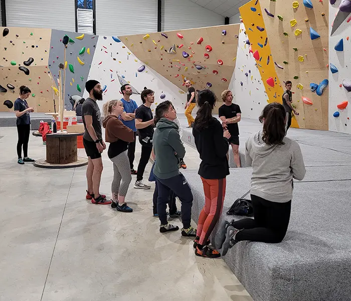 groupe entreprise escalade climbzone