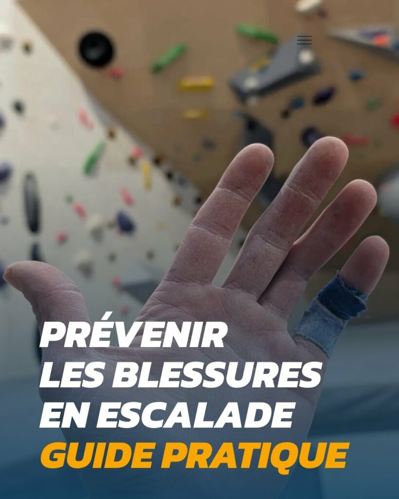 guide pratique prevenir blessures escalade