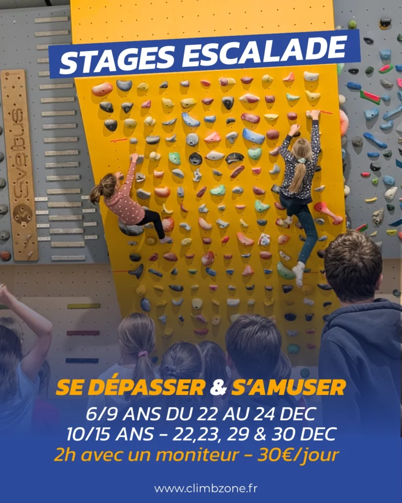 stages escalade noel 2025 montauban